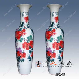 景德鎮(zhèn)定做純手工房產(chǎn)開業(yè)禮品陶瓷大花瓶廠家