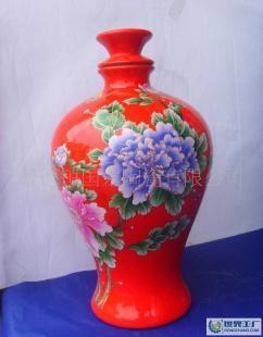 景德鎮特色陶瓷 三斤裝酒瓶~紅瓷 ~青花瓷必備_禮品、工藝品、飾品_世界工廠網中國產品信息庫
